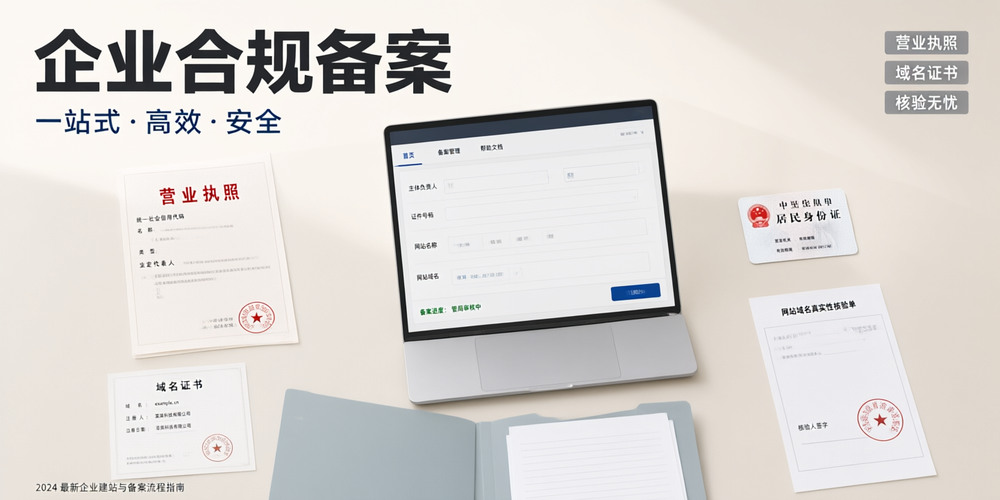 企业网站备案需要准备哪些材料？完整材料清单与注意事项